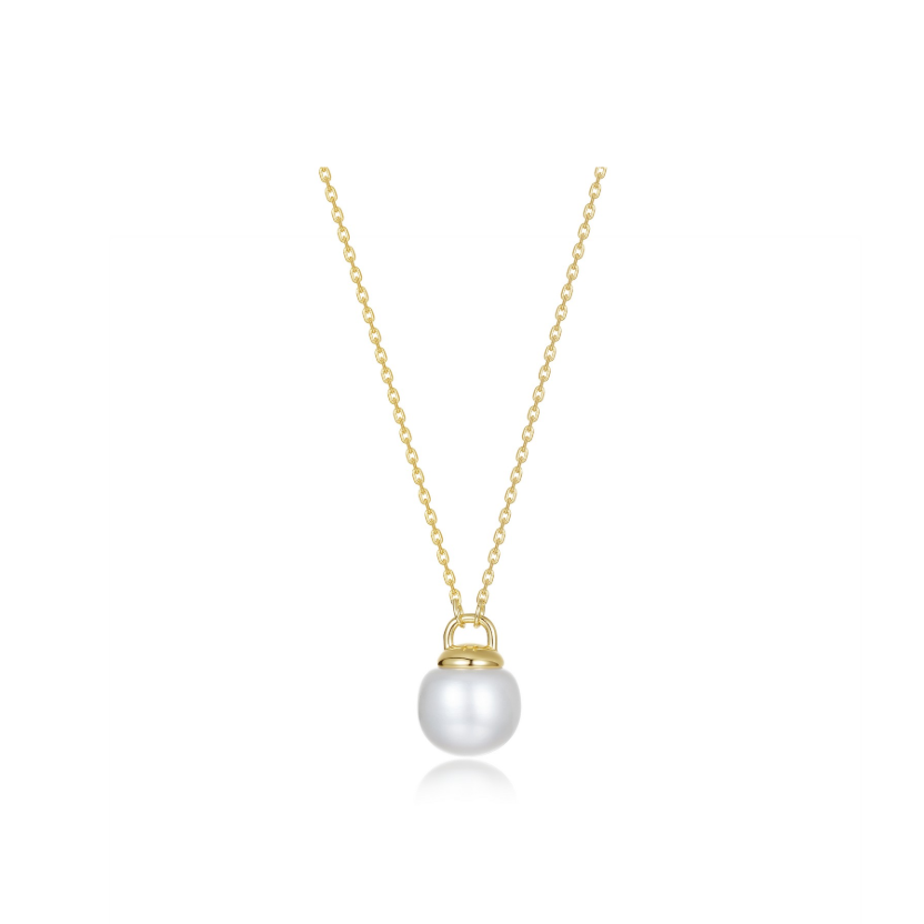 Gold Pearl Essence Necklace