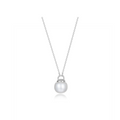 Silver Pearl Essence Necklace