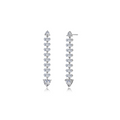 Silver Regal Cascade Drop Earrings