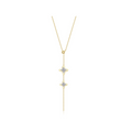 Magnolia Blossom Lariat Necklace