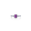 Lafonn Three-Stone June Birthstone Ring