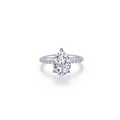 Pear-Shaped Solitaire Engagement Ring