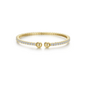 Gold Sphere Tennis Cuff