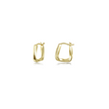 Gold Mobius Square Huggies
