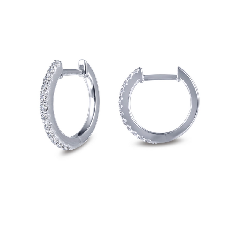 15mm Round Huggie Hoop Earrings