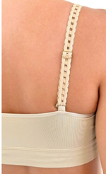 Nude Plunge Bra Nude Mini Loops Interchangeable Straps