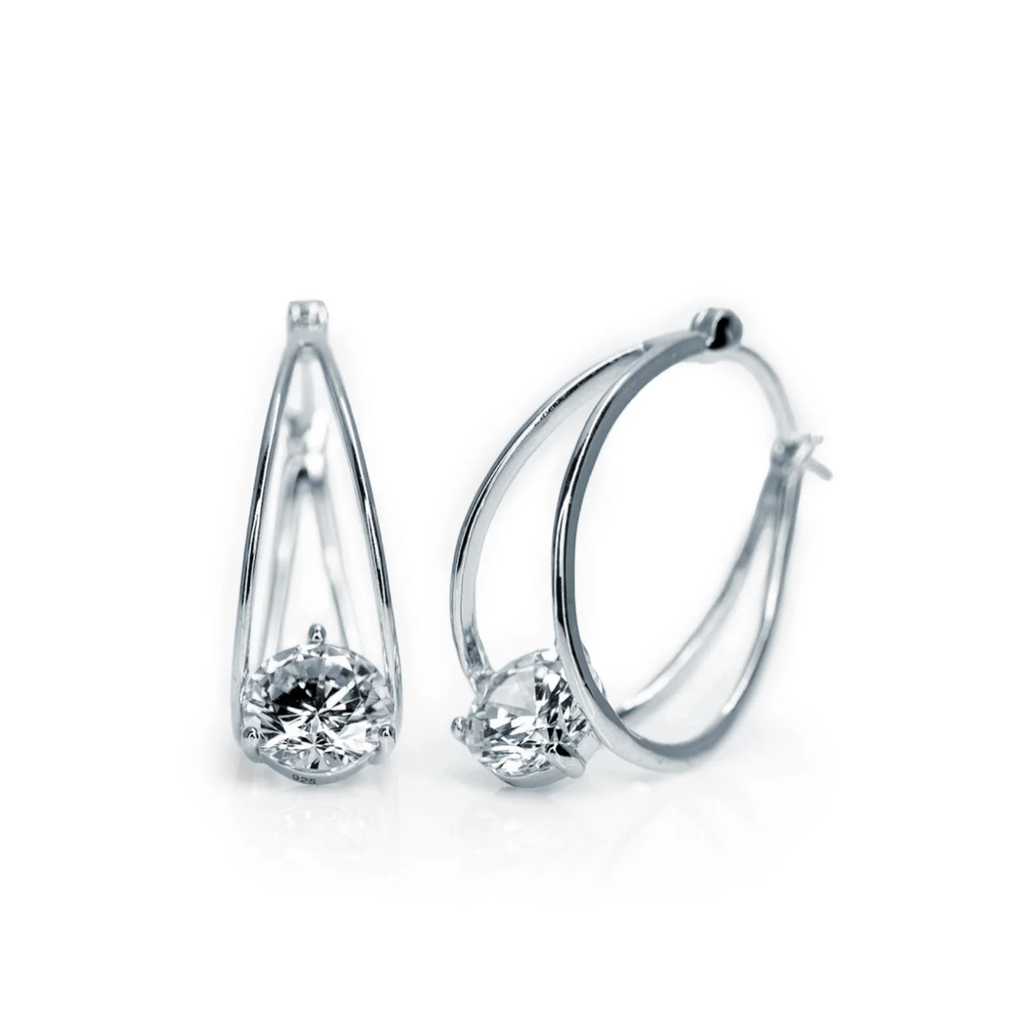 Jada S.S. .925 Basket Earring