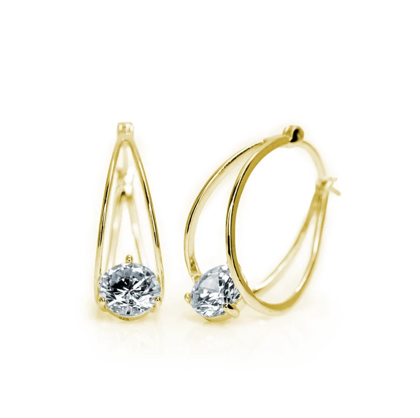 Jada S.S. .925 Basket Earring