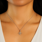 Jada S.S. .925 "Amelia" Aeroplane Necklace