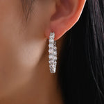 Anastasia 40 Hoop Earrings 1.25"