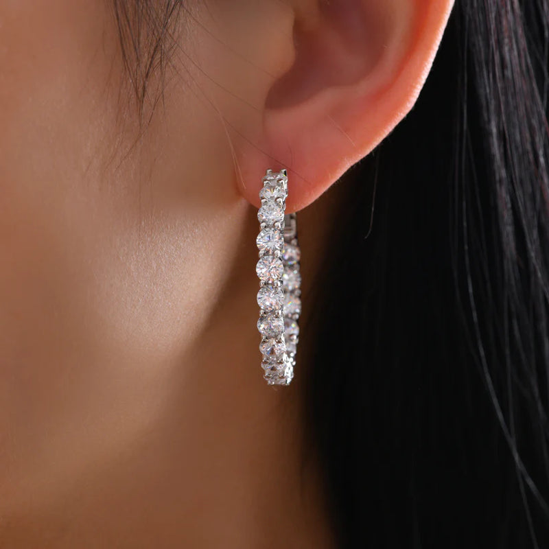 Anastasia 40 Hoop Earrings 1.25"