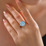 Anastasia 13 Aquamarine Ring
