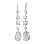 Elizabeth 18 Diamond White Earrings