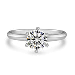 Anastasia 01 Diamond White 1ct Solitaire Ring