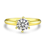 Anastasia 01 Diamond White 1ct Solitaire Ring