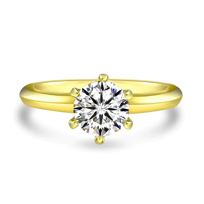 Anastasia 01 Diamond White 1ct Solitaire Ring