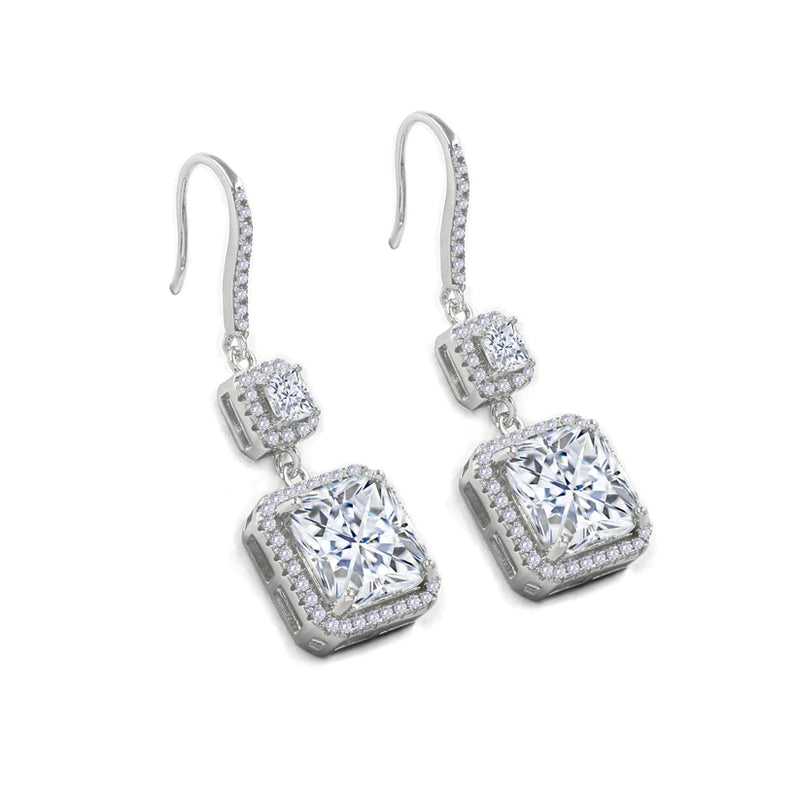 Arabella 06 Diamond White Earrings