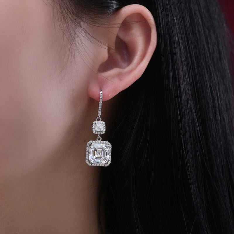 Arabella 06 Diamond White Earrings