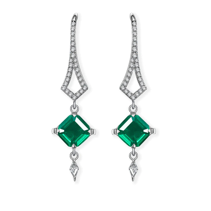 Arabella 20 Earrings - Emerald Green
