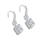 Arabella 24 Diamond White Earrings