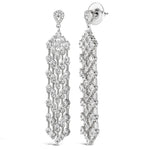 Olivia 33 Earrings Diamond White - White