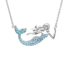 Ocean SS Aqua Mermaid Necklace