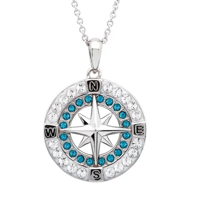 Ocean SS Compass with Indicolite Necklace