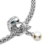 Ocean SS Pearl and Crystal Dolphin Bead