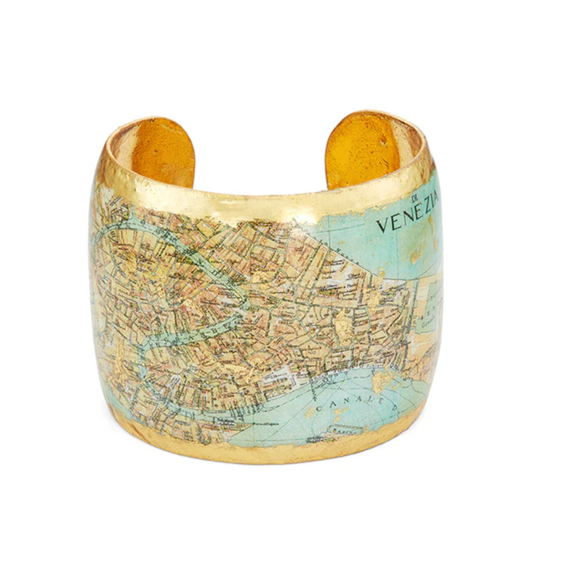Evocateur Gold Venice FL 1.5" Custom Cuff Bracelet