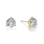 ER CL S.S. GP 2.56 CTTW 3 Prong Martini Studs