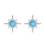 LaFonn Turquoise Sunburst Earrings