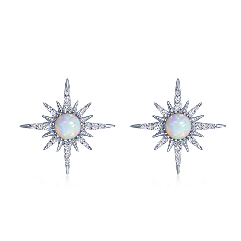LaFonn Opal Sunburst Earrings