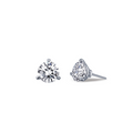 ER CL S.S. PT 0.50 CTTW 3 Prong Martini Studs