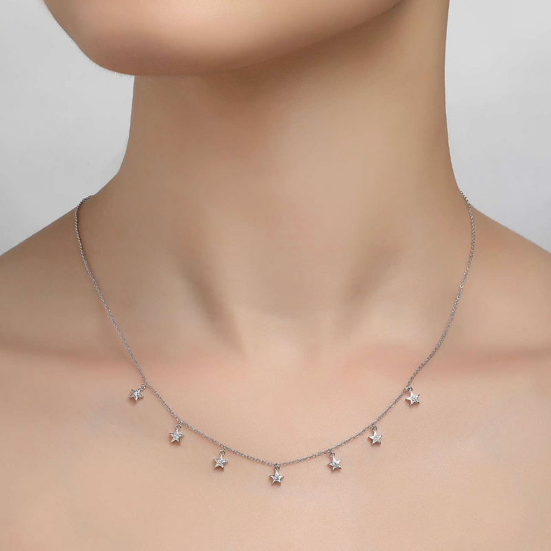 Dangle sales star choker