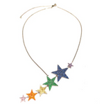 Dana Multi Colored Star Necklace