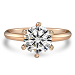 Anastasia 02 Diamond White 2ct Solitaire Ring
