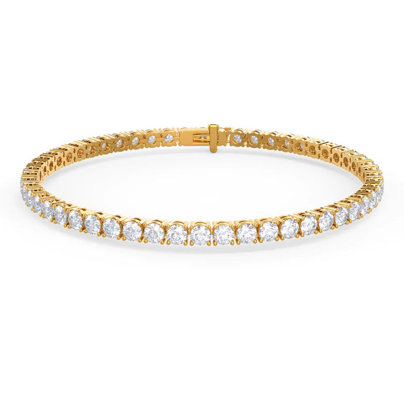 Anastasia 42 Diamond White Crystalline Tennis Bracelet