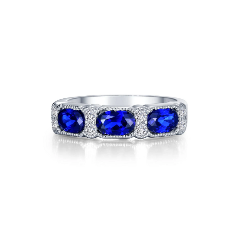 1.53 CTW Fancy Lab-Grown Sapphire Ring