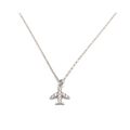 Jada S.S. .925 "Amelia" Aeroplane Necklace