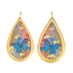 Evocateur Gold Butterfly Sunset Large TD Earrings