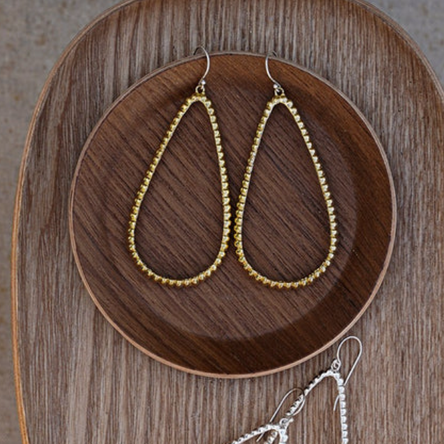 Calliope Earrings - Brass