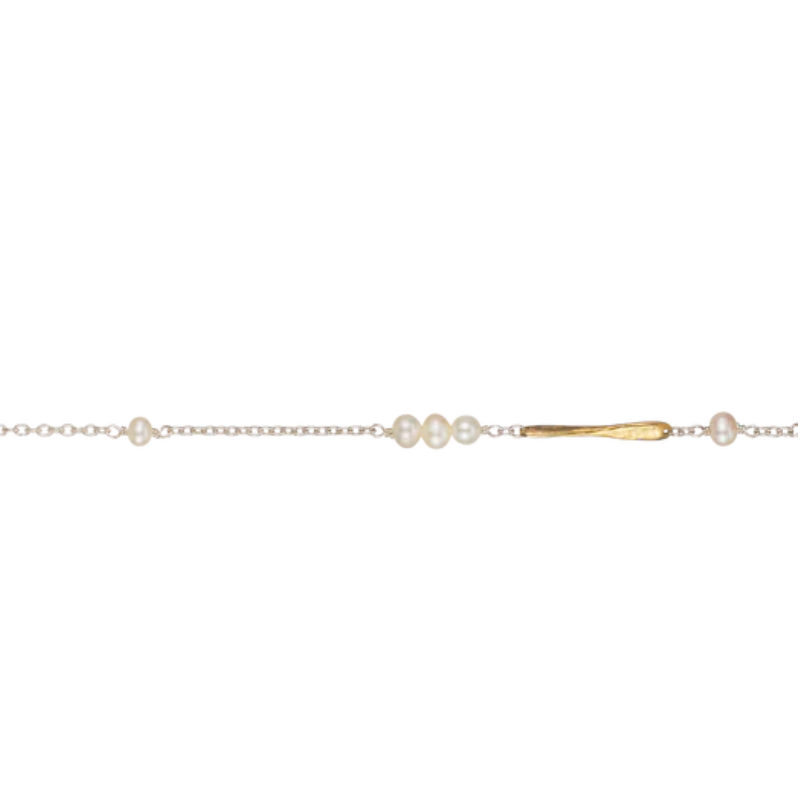 22in Wayfinder Chain - Brass & Sterling Silver