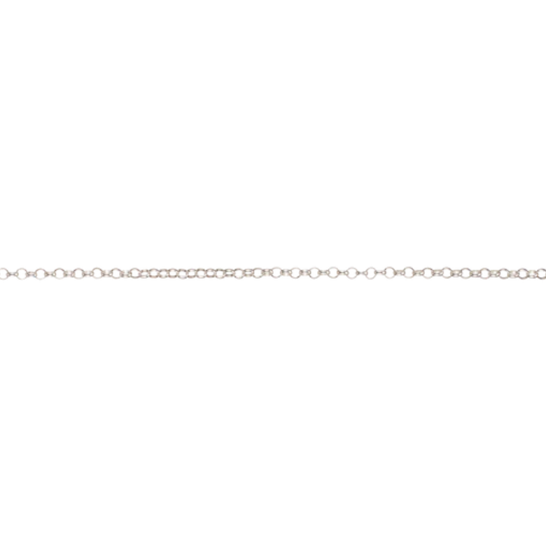 18in Small Sterling Silver Rolo Chain