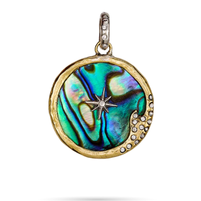 Sea is Always Home Abalone Pendant
