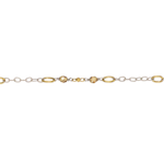 Miraculous Mixed Metal Chain Pale Gold 28"