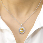 Victoria 23 Necklace Canary Yellow
