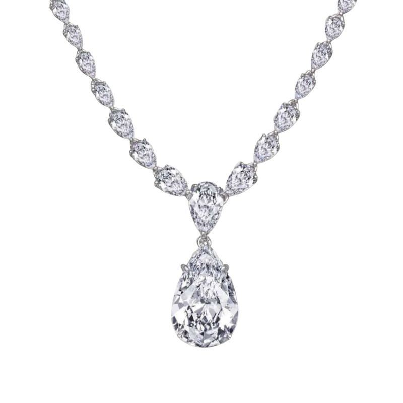 Elizabeth 22 Diamond White Necklace