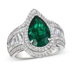 Elizabeth 63 Ring Emerald Green - 7
